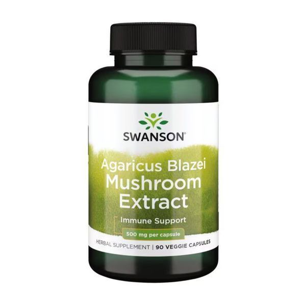 Гріб бразильський Agaricus Blazei Mushroom Extract 500mg 90 vcaps 2956570273 фото