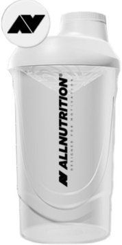 Шейкер для спортивного харчування All Nutrition Shaker 600 ml білий 22574 фото