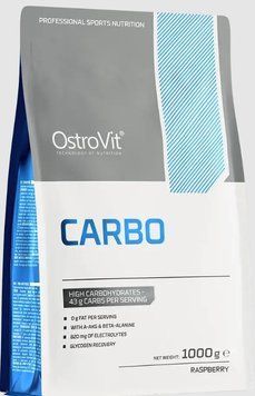 Вуглеводи карбо OstroVit Carbo 1 kg малина 20014-05 фото