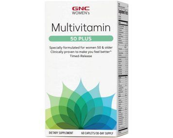 Витамины и минералы GNC Multivitamin 50 plus 60 капс 18519 фото