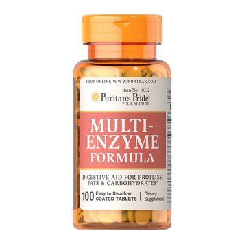 Ферменти Puritan's Pride Multi Enzyme Formula 100 таб 8831 фото