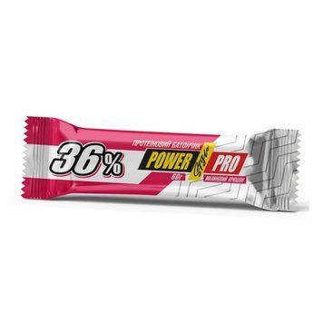 Протеиновый батончик Power Pro 36% малиновый крюшон 60г 22230 фото