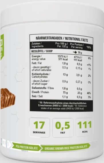 Растительный протеин MST Vegan Protein Isolate 510 g соленая карамель 20603-02 фото