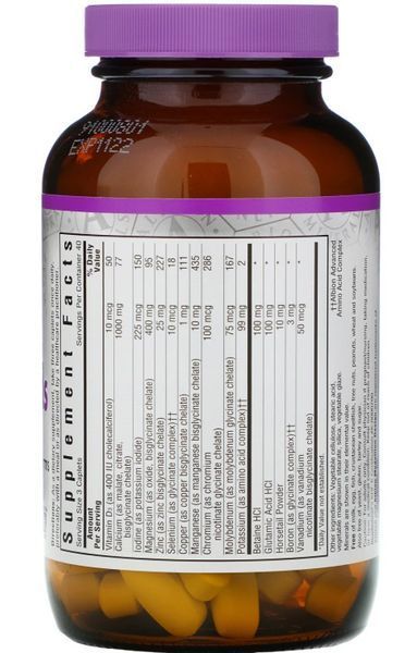 Минеральный комплекс без железа Bluebonnet Nutrition Chelated Multiminerals iron-free 60 таблеток 19803 фото