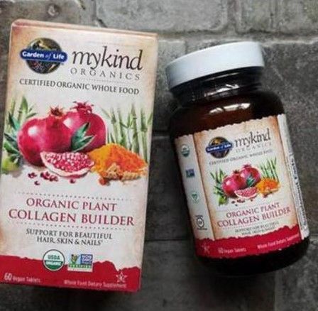 Органический растительный коллаген для женщин Garden Of Life Organic Plant Collagen Builder 60 вег таблеток 20400 фото