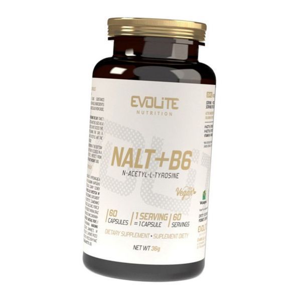 Аминокислота для улучшения настроения Evolite Nutrition NALT+B6 60 капсул 22511 фото