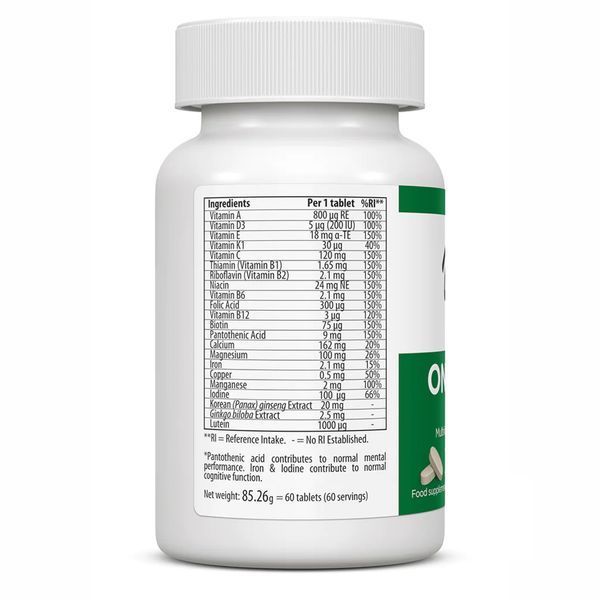 Витамины и минералы 50+ UltraVit OneDaily 50 Plus 60 caps 2956565850 фото