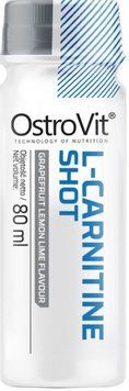 Карнитин для снижения веса OstroVit L-Carnitine Sho+ 80 ml грепфрукт лимон лайм 10986 фото