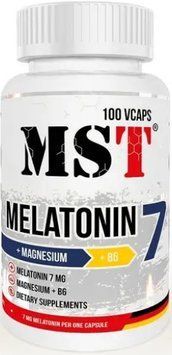 Мелатонин для нормализации сна MST Melatonin 7 mg 100 капс 18275 фото