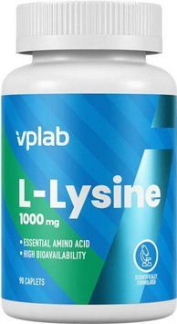 Л-лизин аминокислота VP Lab L-Lysine 1000 мг 90 таб 11559 фото