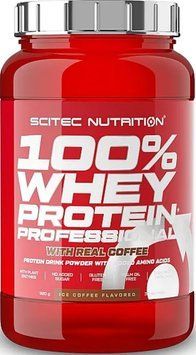 Концентрат сывороточного протеина Scitec 100% Whey Protein Professional 920 г холодный кофе 518-33 фото