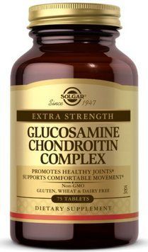 Для суглобів Solgar Glucosamine Chondroitin Complex 75 таб 18489 фото