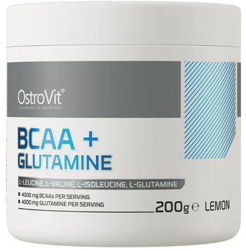 BCAA + Глютамін OstroVit BCAA + Glutamine 200 г Лимон 8464 фото