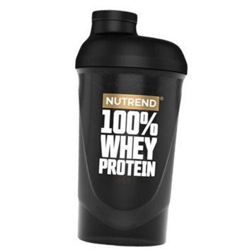 Шейкер для спортивного питания Nutrend Shaker Hey It`s A New Whet 600мл черный 21827 фото