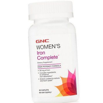 Витамины для женщин без железа GNC Women`s Iron Complete 60 капсул 18516 фото