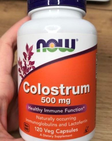 Молозиво NOW Foods Colostrum 120 капсул 8226 фото