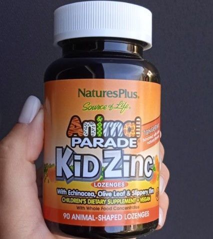 Цинк для детей Natures Plus Animal Parade Kid Zinc 90 жевательных таблеток 20626 фото