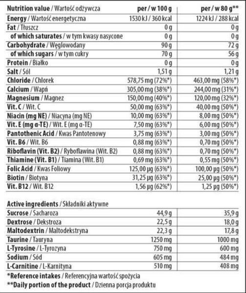 Ізотонік для тренувань з електролітами та вуглеводами TREC Nutrition Isotonic Sport 1кг лимон 3123032710 фото