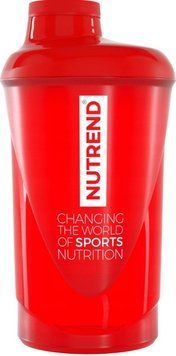 Шейкер для спортивного питания Shaker Nutrend 600 ml красный 21828 фото