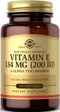Витамин Е Solgar Vitamin E 134 mg natural (200 IU) 100 гел капс 20297 фото