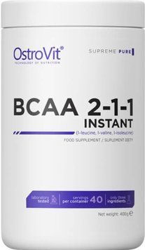 Всаа OstroVit BCAA 2-1-1 Instant 400 грам без смаку 10088 фото