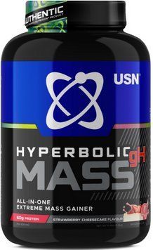 Гейнер для набору м'язової маси USN HyperBolic Mass 2 кг полуничний йогурт 3008632009 фото