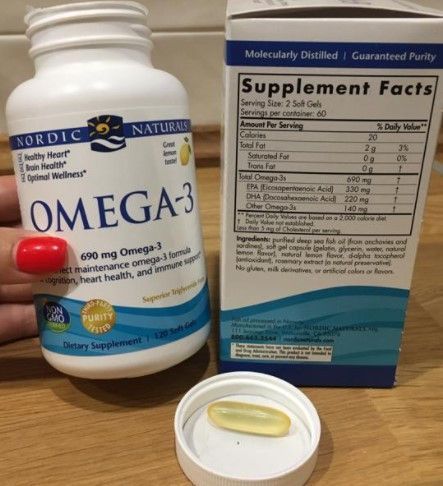 Жирні кислоти омега 3 Nordic Naturals Omega-3 120 гел капсул лимон 19002 фото