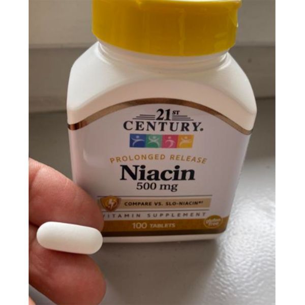 Ніацин (вітамін B3) Niacin 500 mg 100 tabs 21506 фото