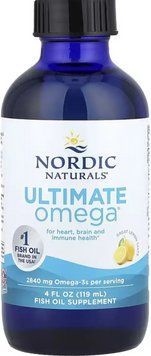 Рыбий жир омега 3 жидкие Nordic Naturals Ultimate Omega 119 мл лимон 2956576307 фото