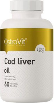 Жирные кислоты OstroVit Cod Liver Oil 60 капс 23056 фото