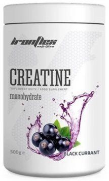 Креатин моногидрат IronFlex Creatine monohydrate 500 g Черная смородина 10960-02 фото