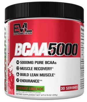 БССА EVLUTION Nutrition BCAA 5000 249 грамм 22804 фото