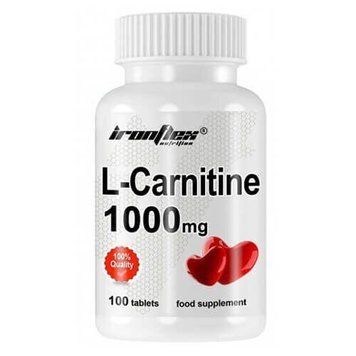 Л - карнітин IronFlex L-Carnitine 1000 100 таб 18206 фото