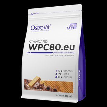 Концентрат сывороточного протеина (белка) OstroVit WPC80.eu 900 г 8405 фото