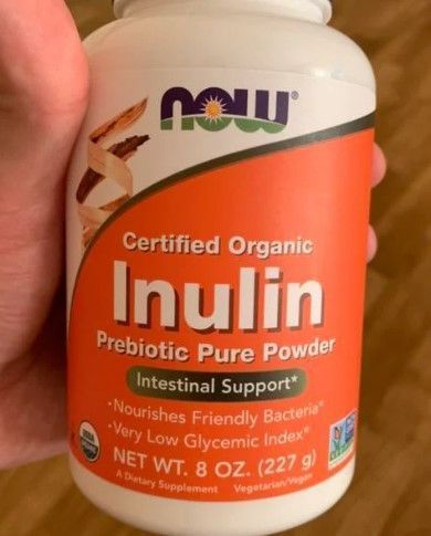 Інулін NOW Inulin Pure Powder 227 г 18257 фото