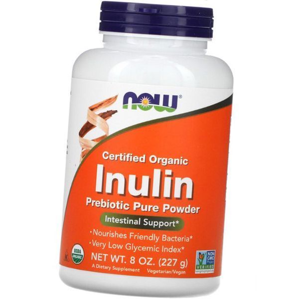Інулін NOW Inulin Pure Powder 227 г 18257 фото