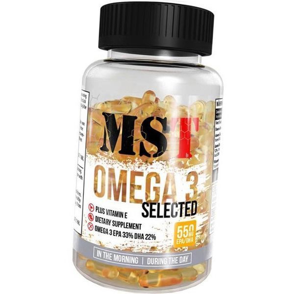 Жирні кислоти MST Omega 3 Selected 110 softgels 11588 фото