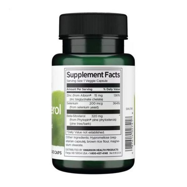 Бета-стірол Swanson Beta-Sitosterol 320mg 30 капс 2956573253 фото