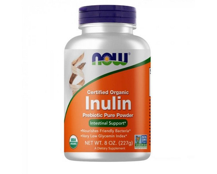 Інулін NOW Inulin Pure Powder 227 г 18257 фото