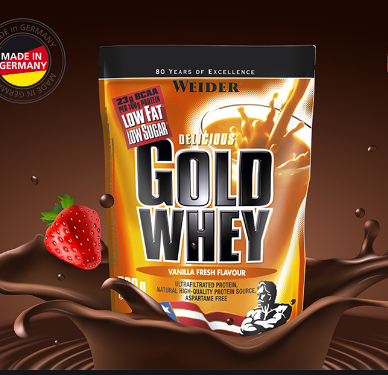 Концентрат сывороточного протеина (белка) Weider Gold Whey 